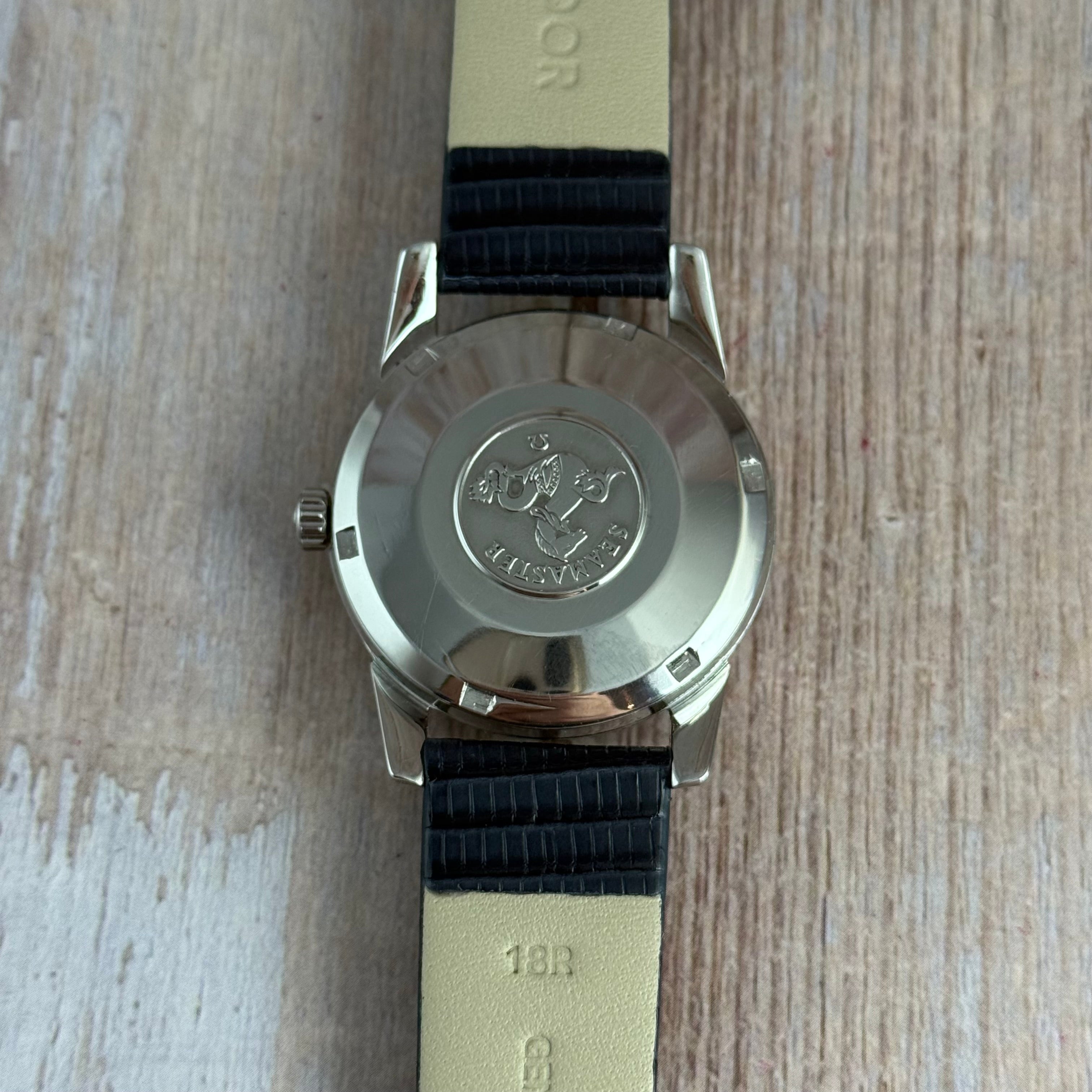 1961 Omega Seamaster Automatic Linen Dial Men’s Steel Watch 14761 1 SC SERVICED