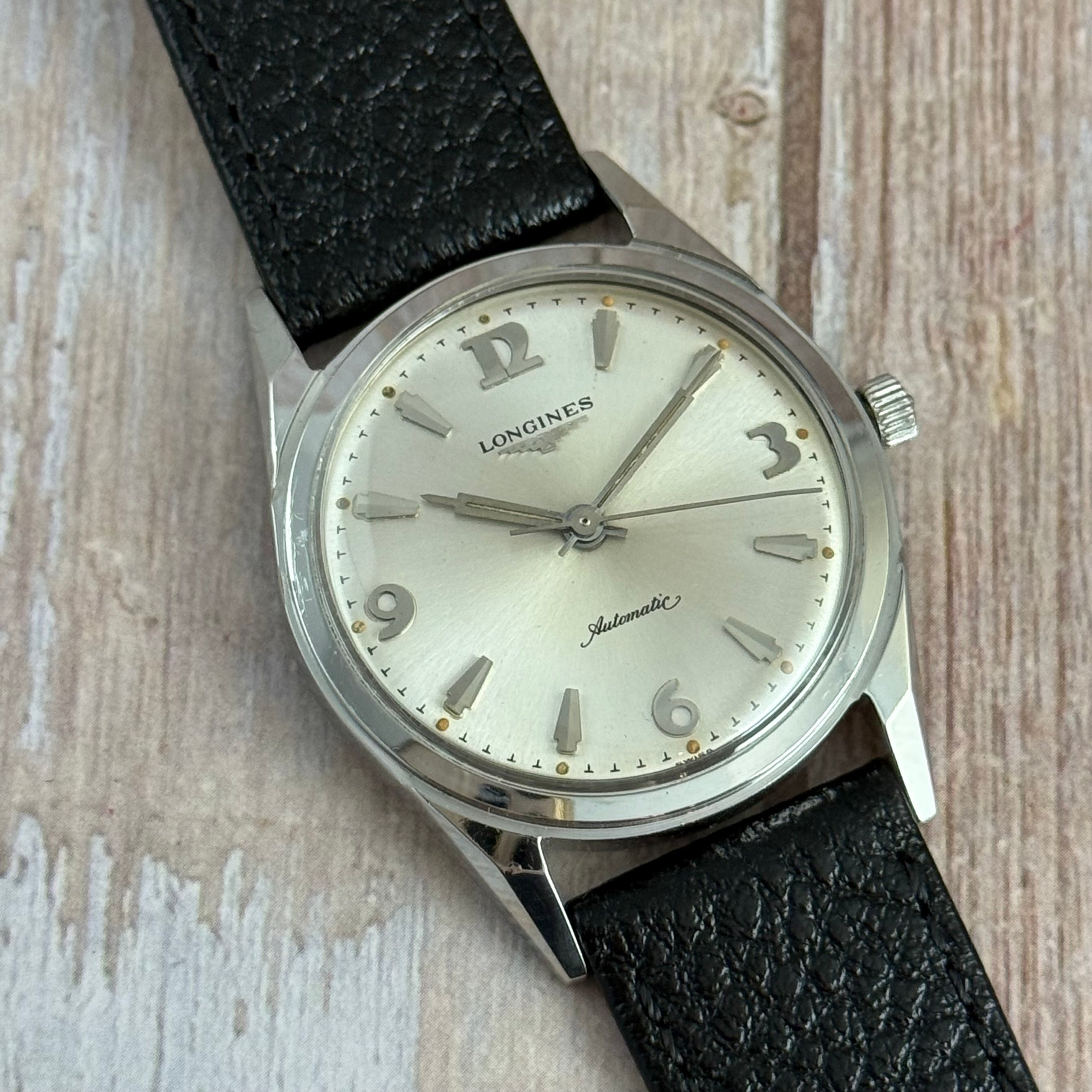 1961 Longines ‘grand prize’ gents automatic wrist watch steel (2534-340)