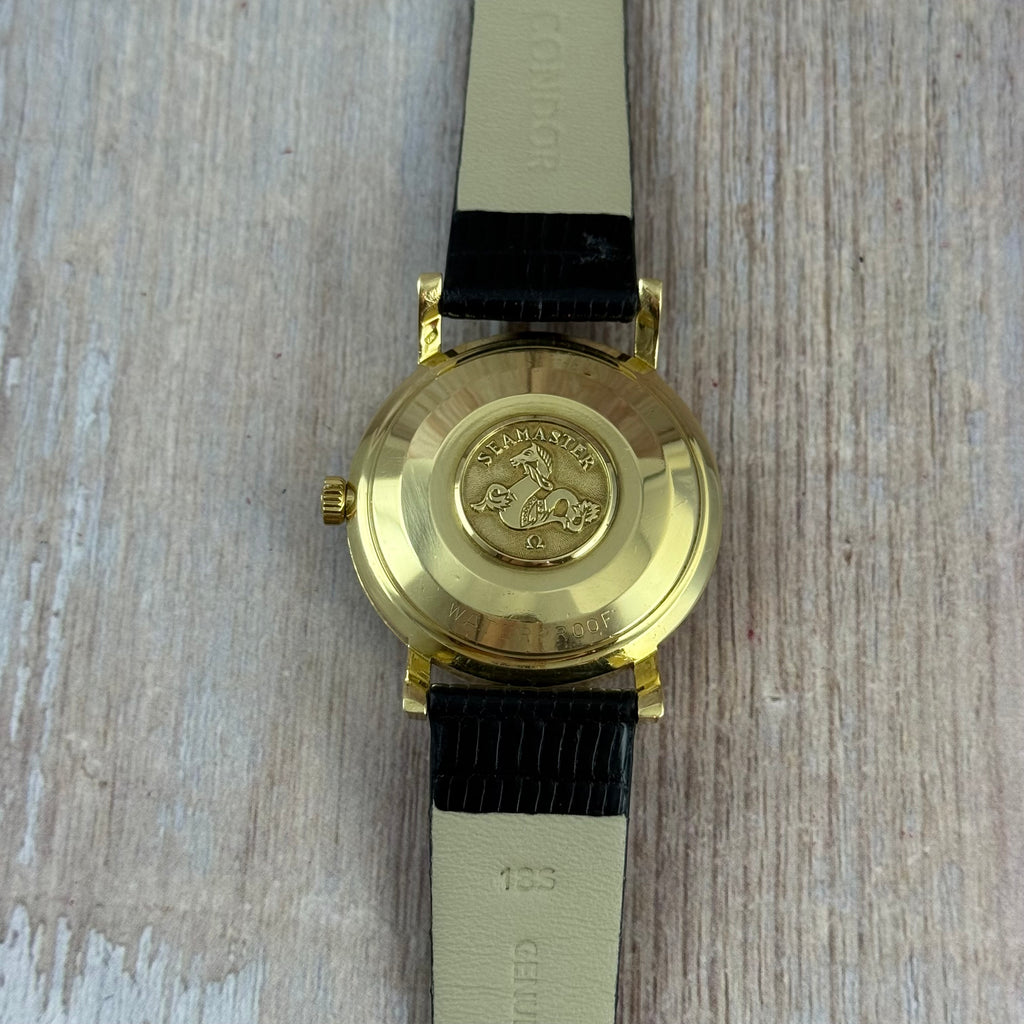 18ct solid Gold Omega Seamaster De Ville Automatic Men’s Watch C1963 35mm (166.025)