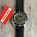 1970s Eterna-Matic KonTiki IDF military issue divers watch automatic boxed ‘chocolate’ tropical dial