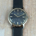 1970 Omega Geneve men’s double signed blue dial Miester watch (136.070)
