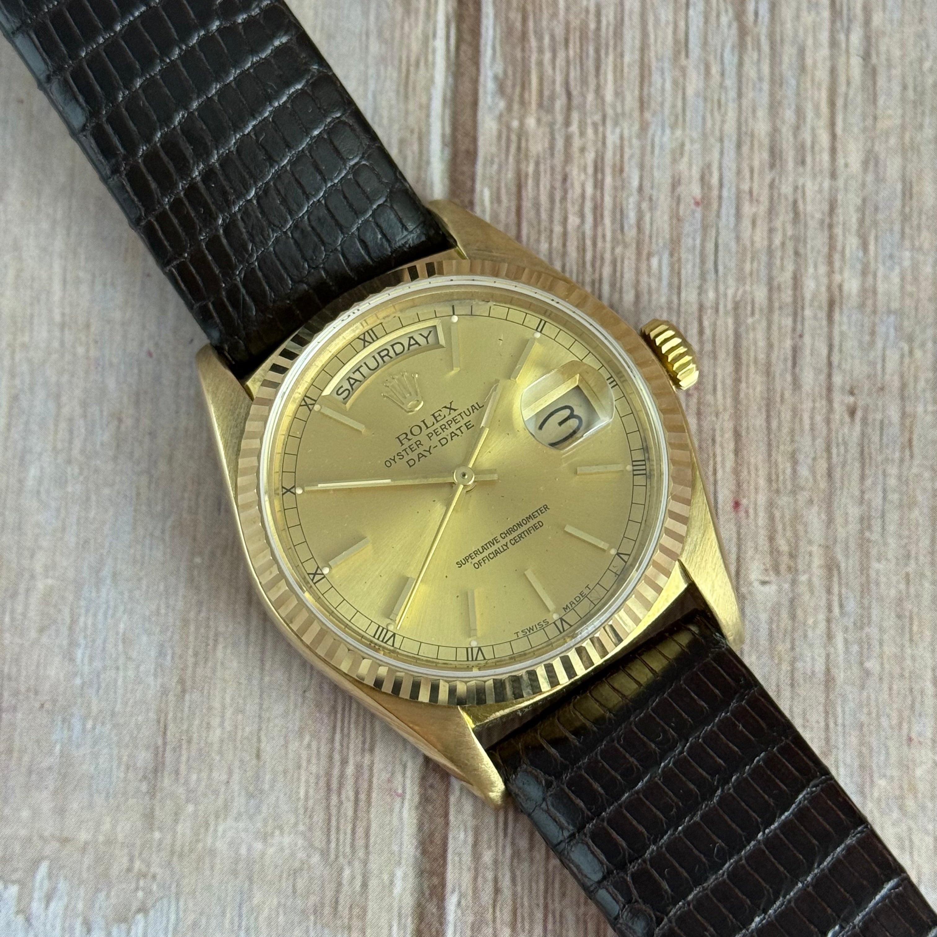 1986 Rolex Day-Date President Men’s 18ct Gold Watch 36mm (18038)