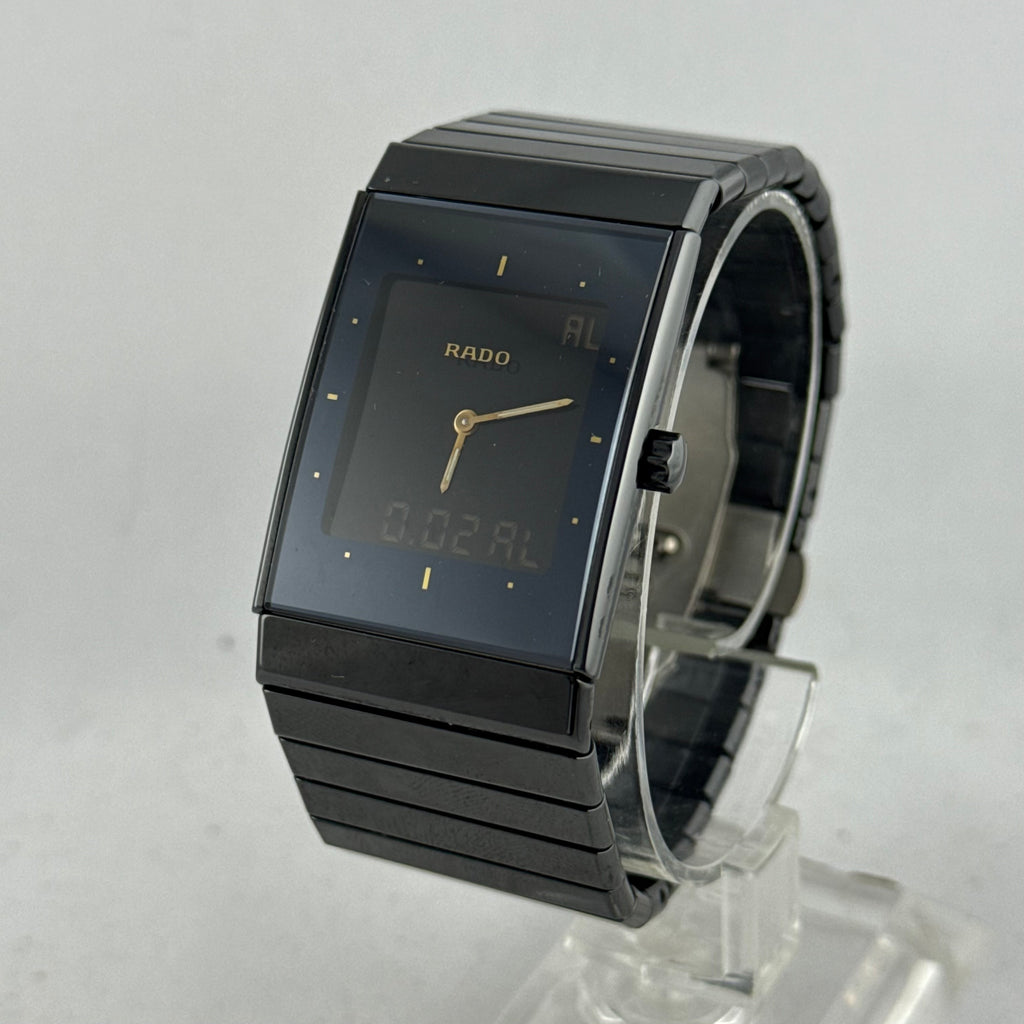 Rado ceramica Diastar men’s multifunction wrist watch titanium & ceramic boxed