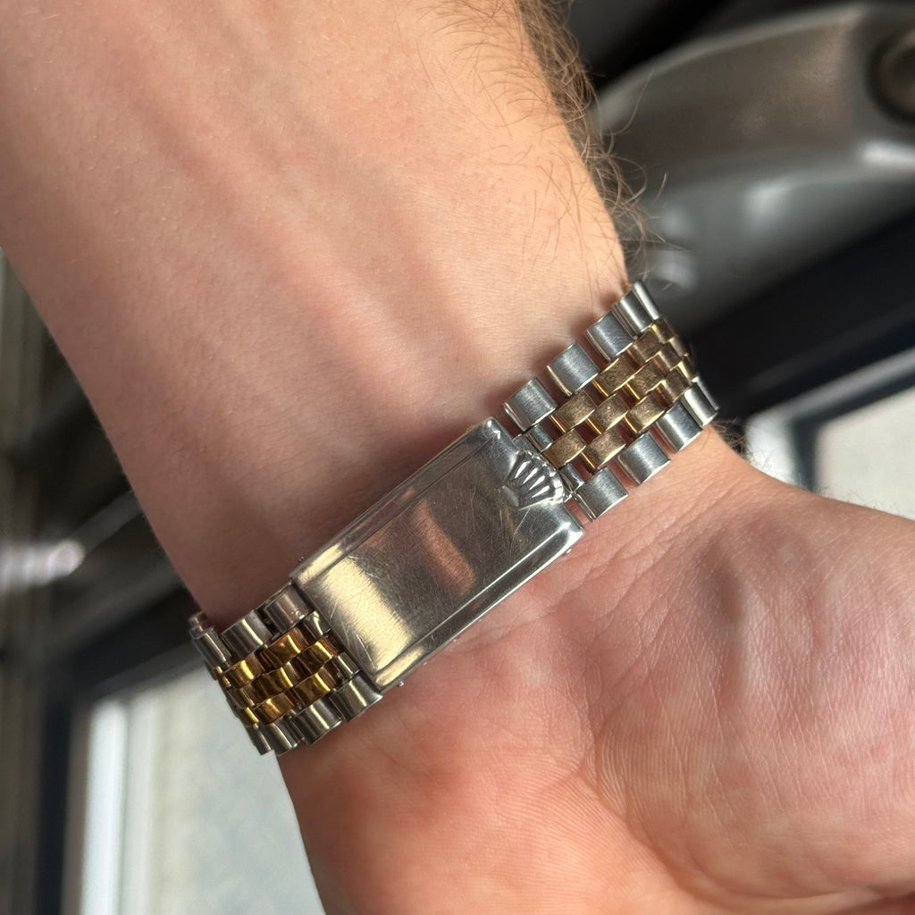 Vintage Rolex Datejust 36 rose gold & steel bi metal “ghost” dial