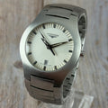 Neo vintage Longines Oposition mens wrist watch Quartz Ref L3.617.4 White textured Dial
