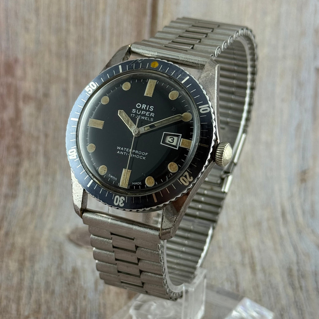 1960s Oris Super “sixty five” men’s vintage skin divers watch manual wind 36mm