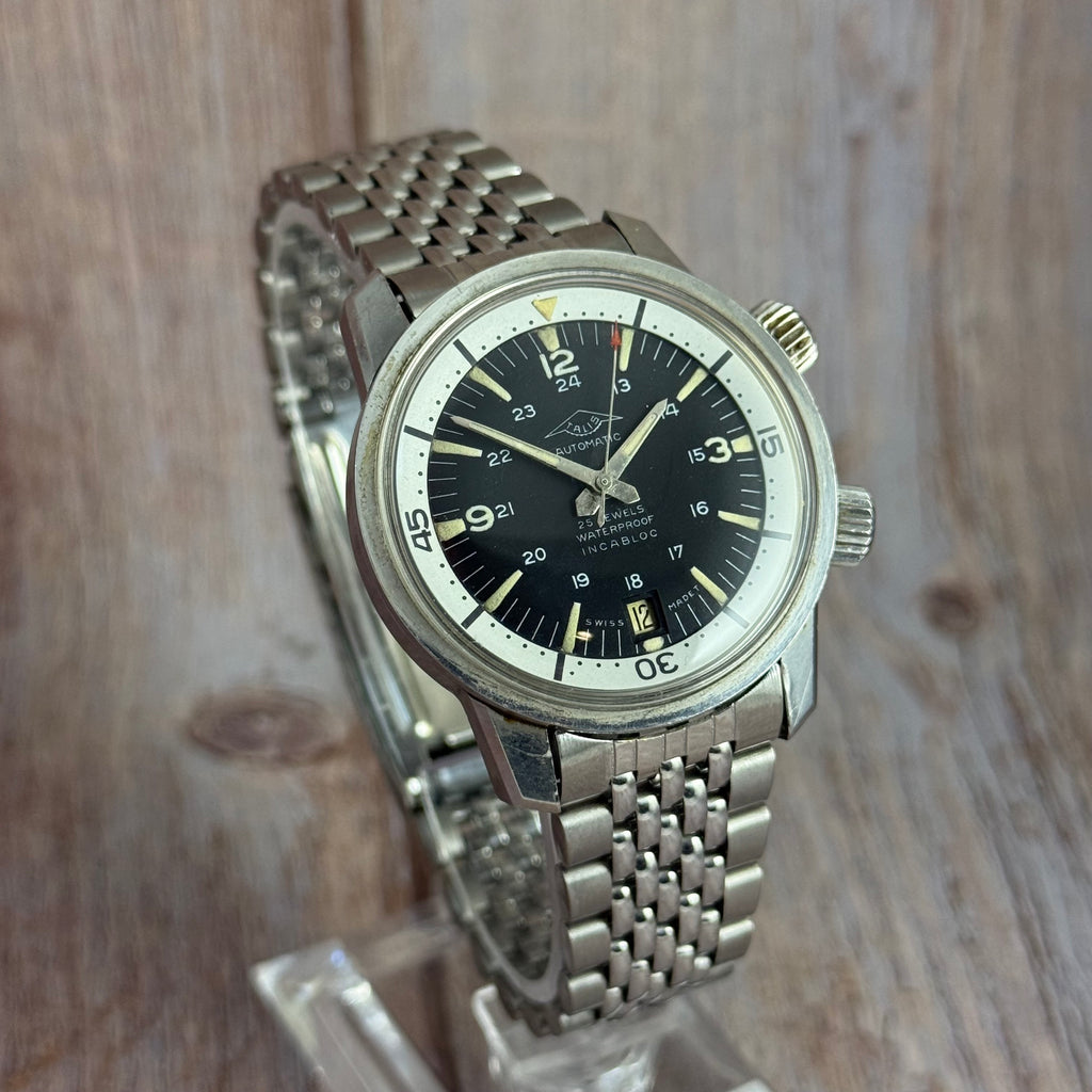 1960s Talis Super compressor men’s deep sea automatic divers watch 37mm