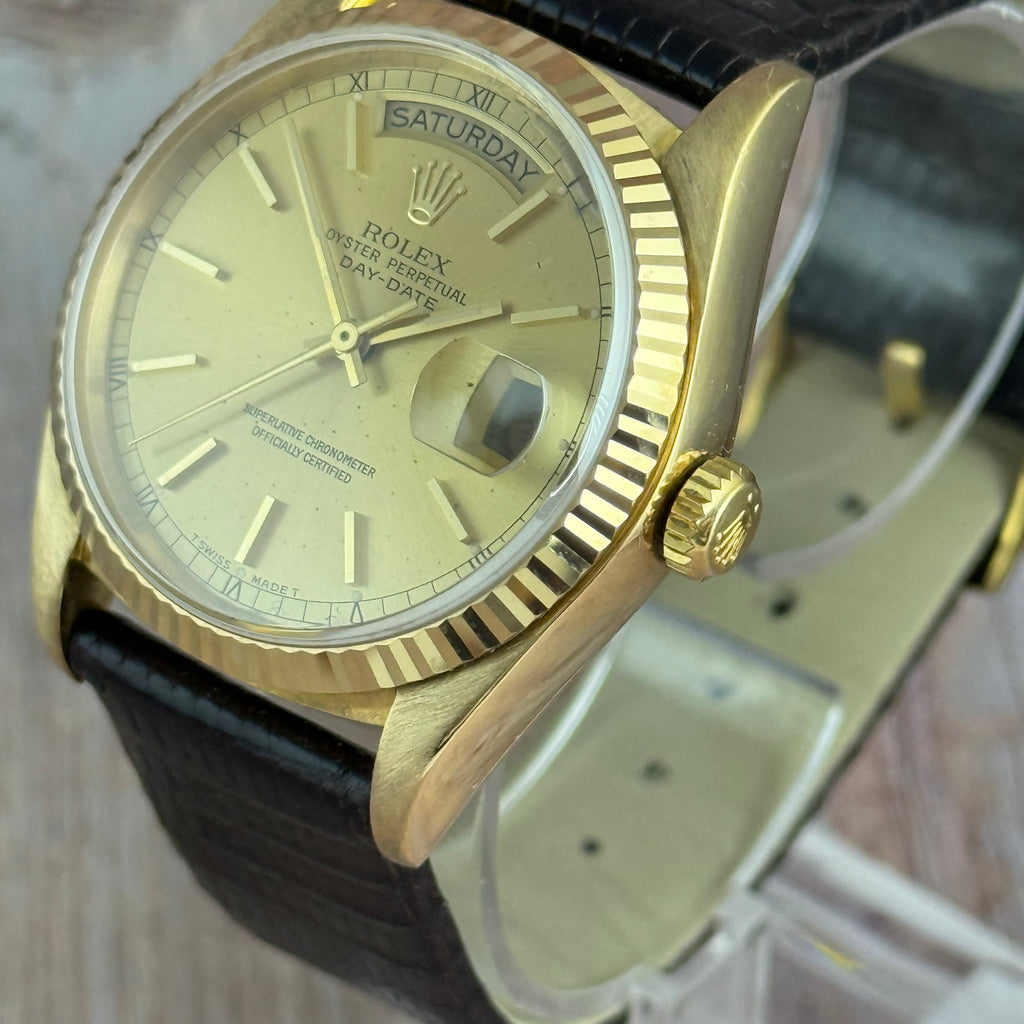 1986 Rolex Day-Date President Men’s 18ct Gold Watch 36mm (18038)