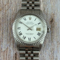1986 Rolex Datejust 36 silver “Buckley” dial steel men’s watch MINT CONDITION