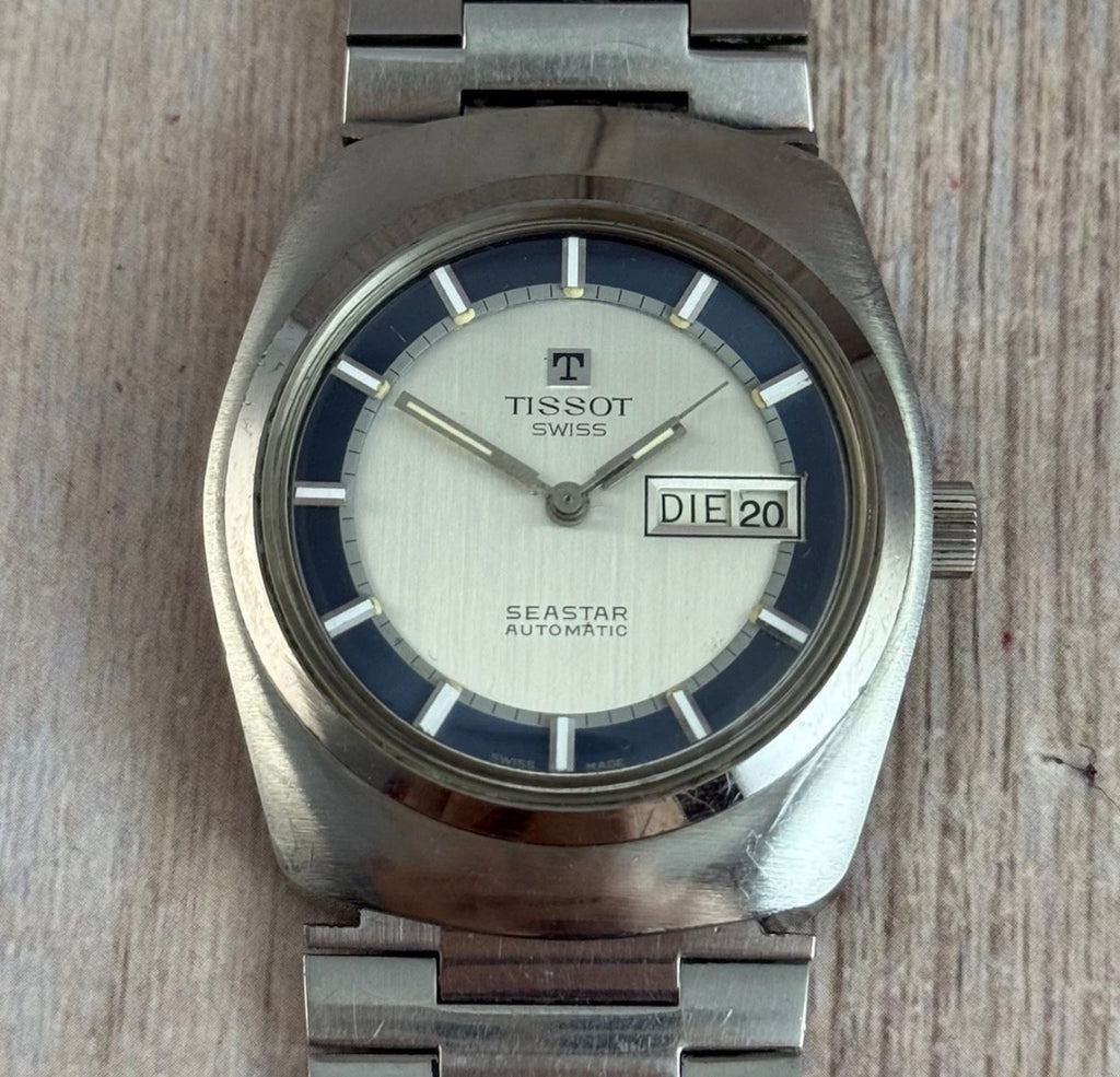 1970s Tissot Seastar ‘lobster’ Men’s Automatic Day-Date Wristwatch SERVICED