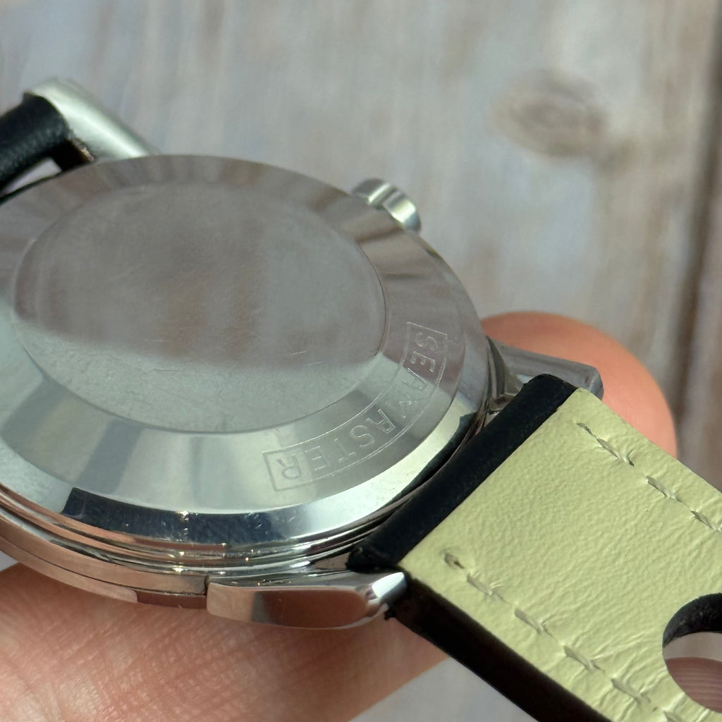 1958 Omega double signed “Türler’ seamaster calendar men’s automatic wrist watch