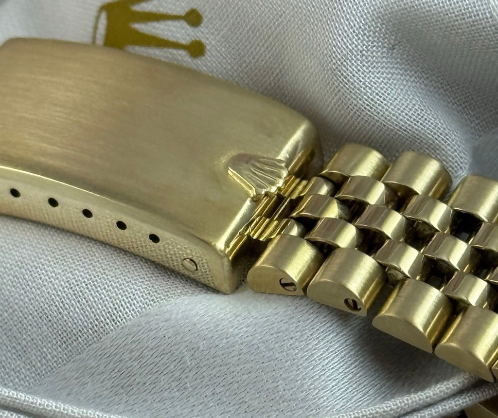 18ct Rolex Oyster Perpetual 31 Ladies Solid Gold Watch Bracelet Box Papers 1996