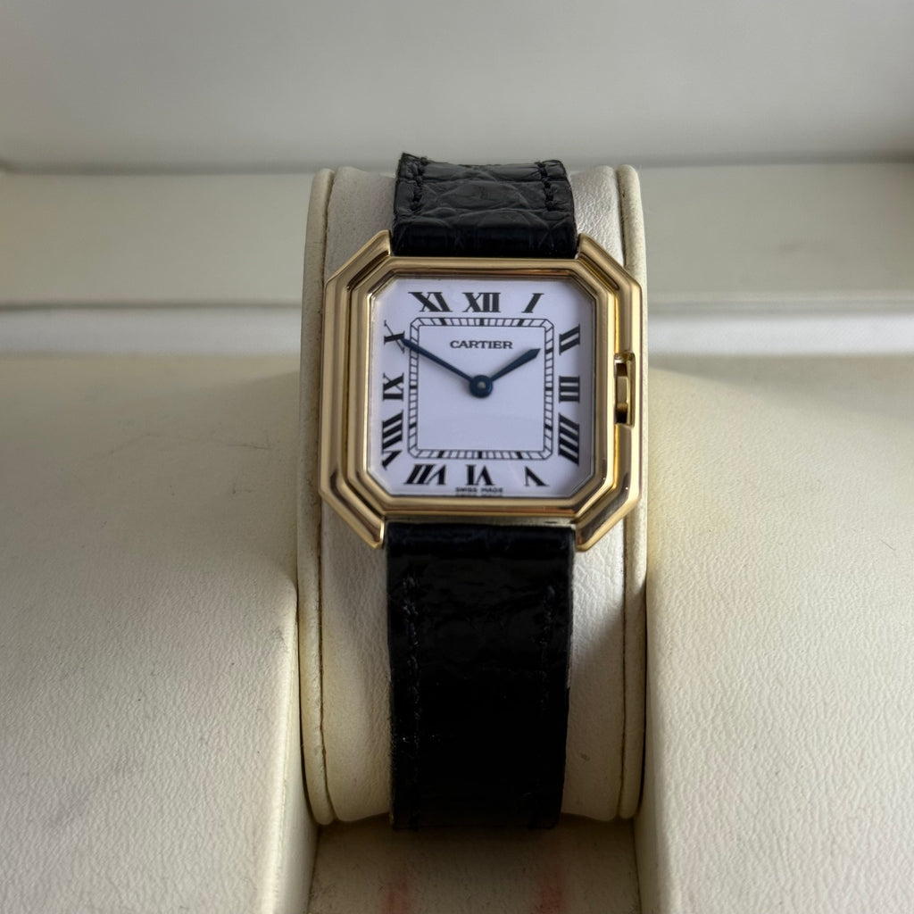 1990s Cartier Ceinture ladies 18ct yellow gold wrist watch (78099)