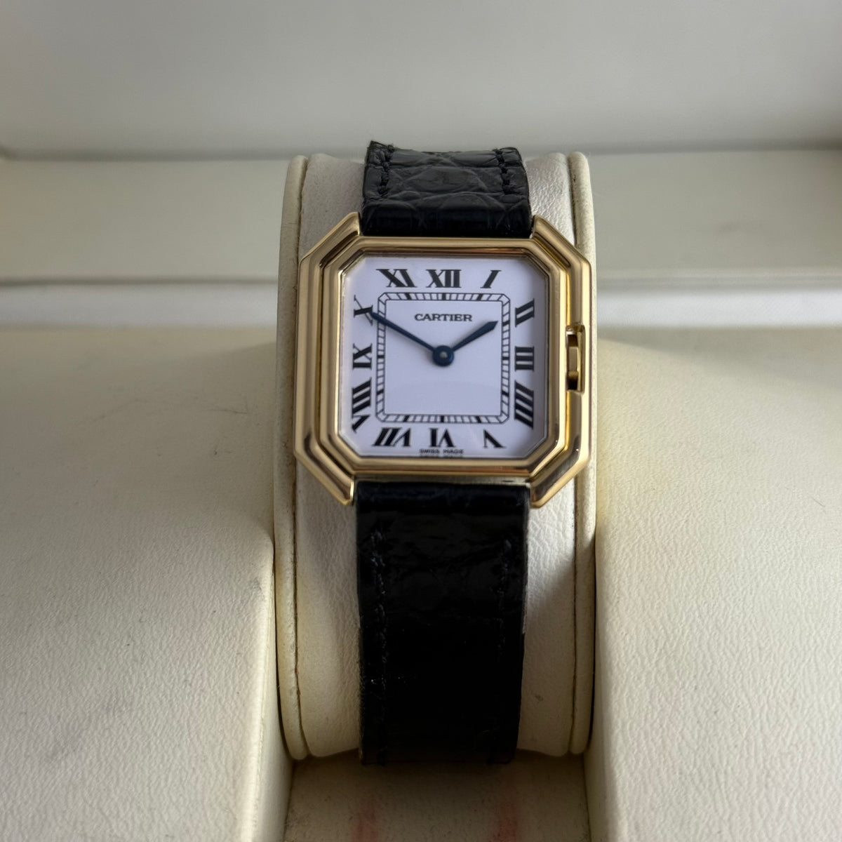 1990s Cartier Ceinture ladies 18ct yellow gold wrist watch (78099)