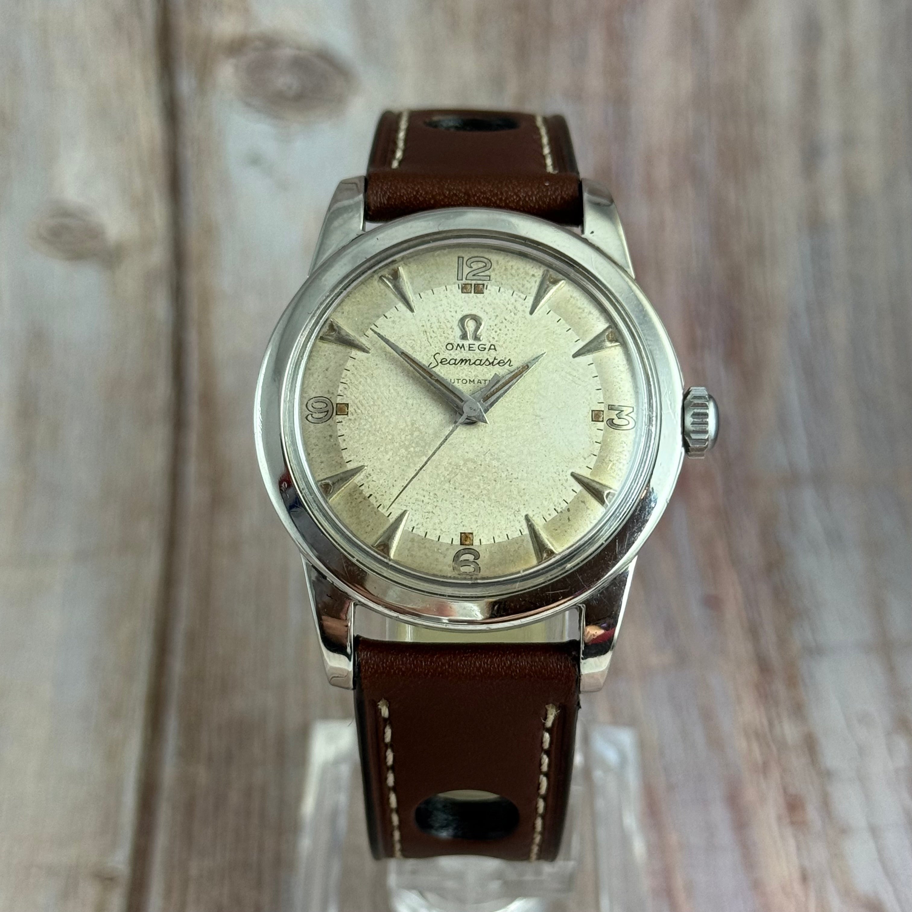 1950 Omega Seamaster ‘Explorer Arabic’ Dial Men’s Automatic Wrist Watch 35mm SERVICED