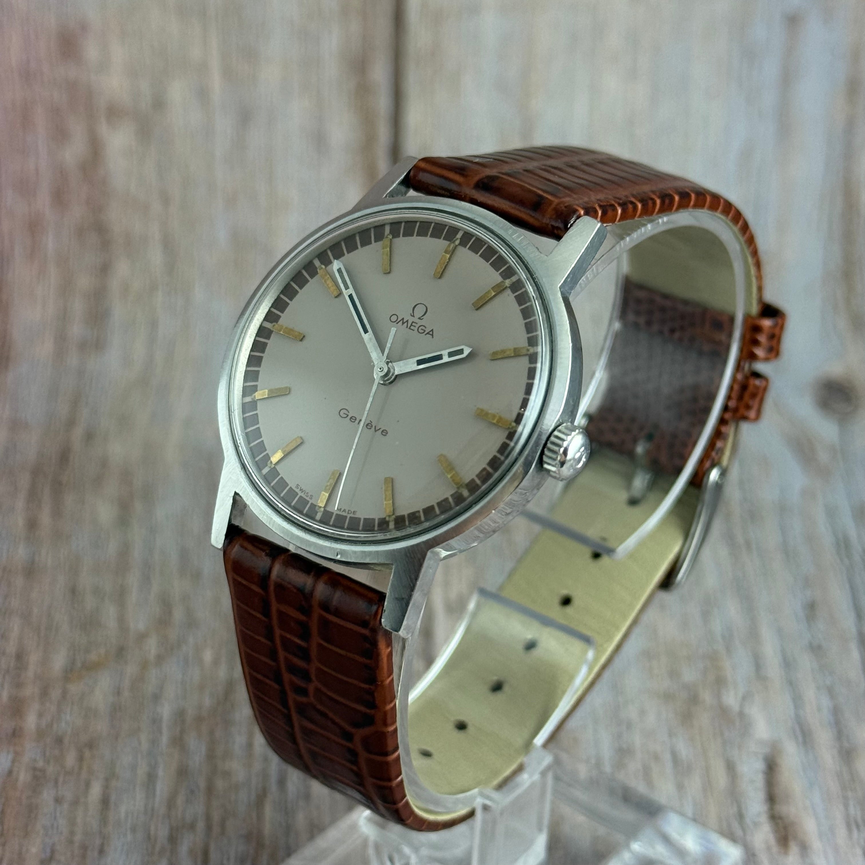 1970 Omega Genève men’s Manual wind wrist watch 35mm (135.070)