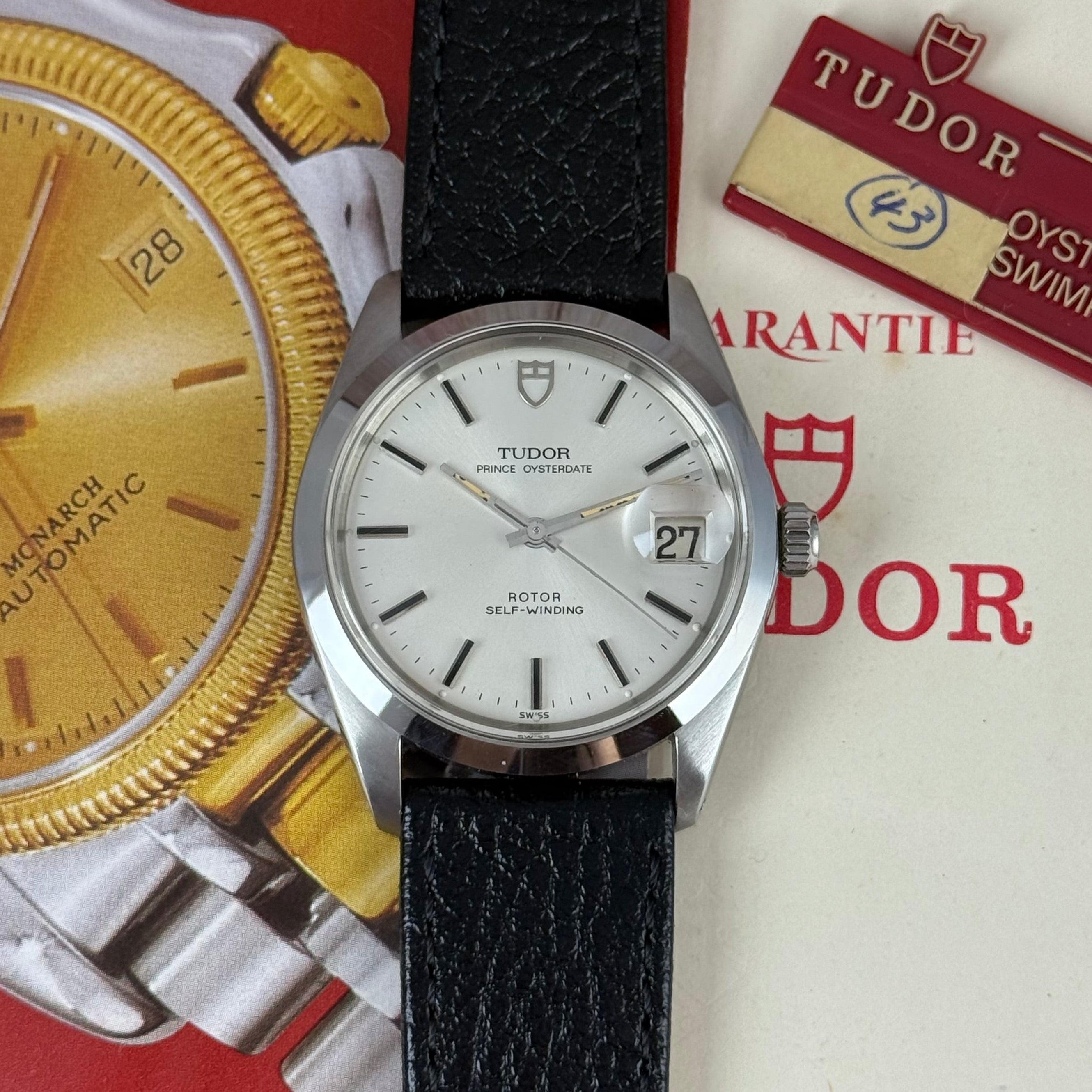 1980 Tudor Prince Oyster date gentlemen’s steel wrist watch automatic full collectors set