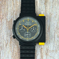 1980s Seiko Aliens movie “Ripley” Quartz Chronograph Watch Giorgio Giugiaro PVD (7A28-7009)