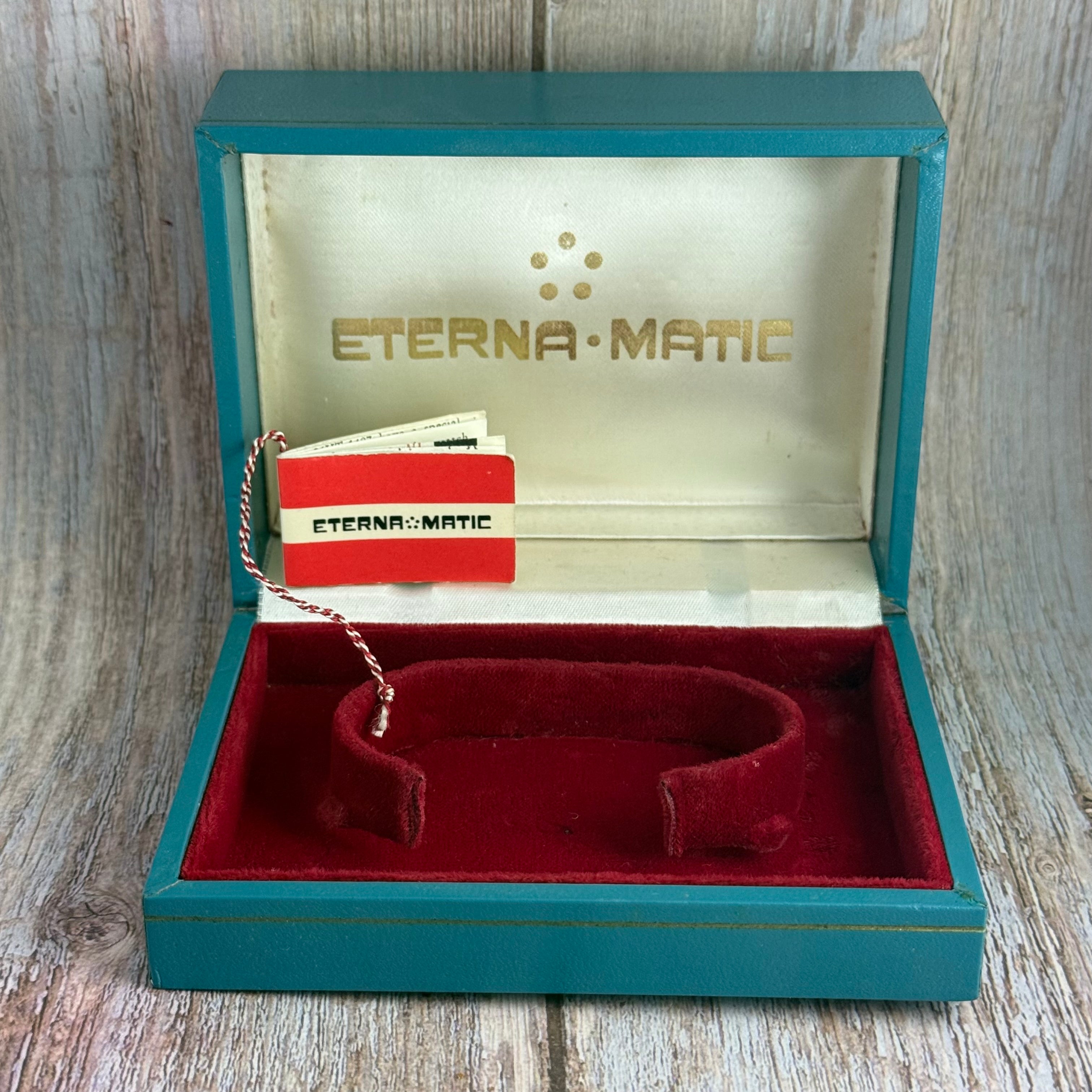 1970s Eterna-Matic KonTiki IDF military issue divers watch automatic boxed ‘chocolate’ tropical dial