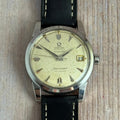 1958 Omega double signed “Türler’ seamaster calendar men’s automatic wrist watch