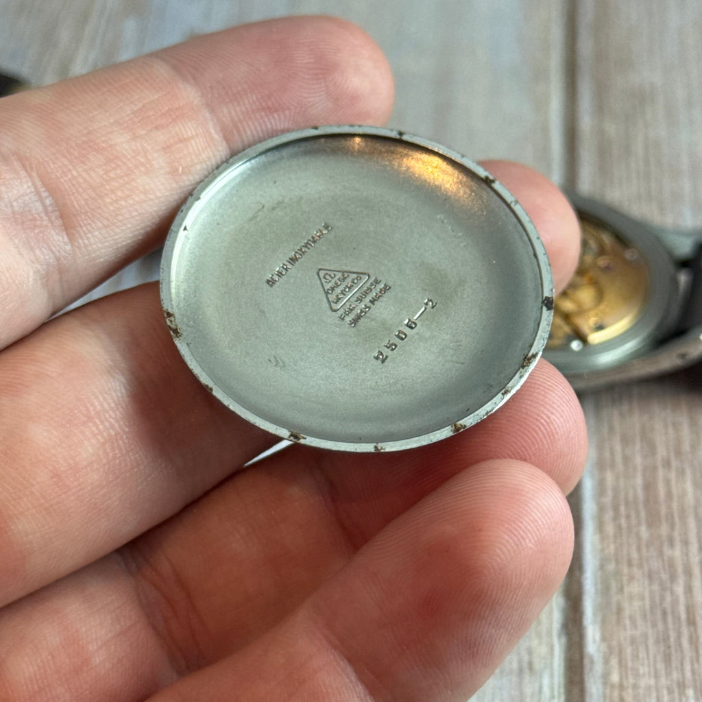 1947 Omega JUMBO 38mm men’s Manual wind steel wrist watch (2506-2)