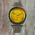 1983 Seiko Chronograph 'Quartz Pogue' pepsi bezel Watch Ref 7A28-7030 Working