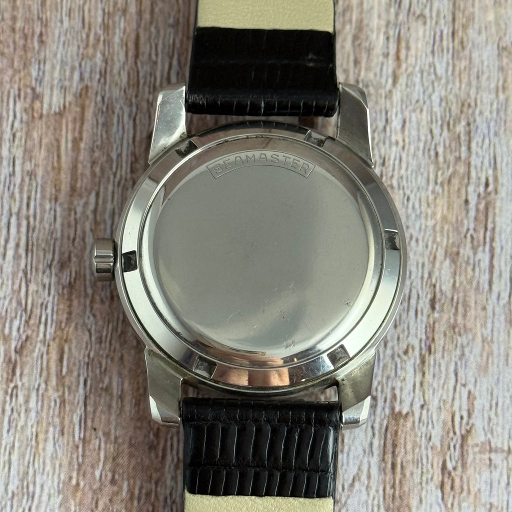 1952 Omega Seamaster “bumper” automatic breguet numerals men’s watch 35mm