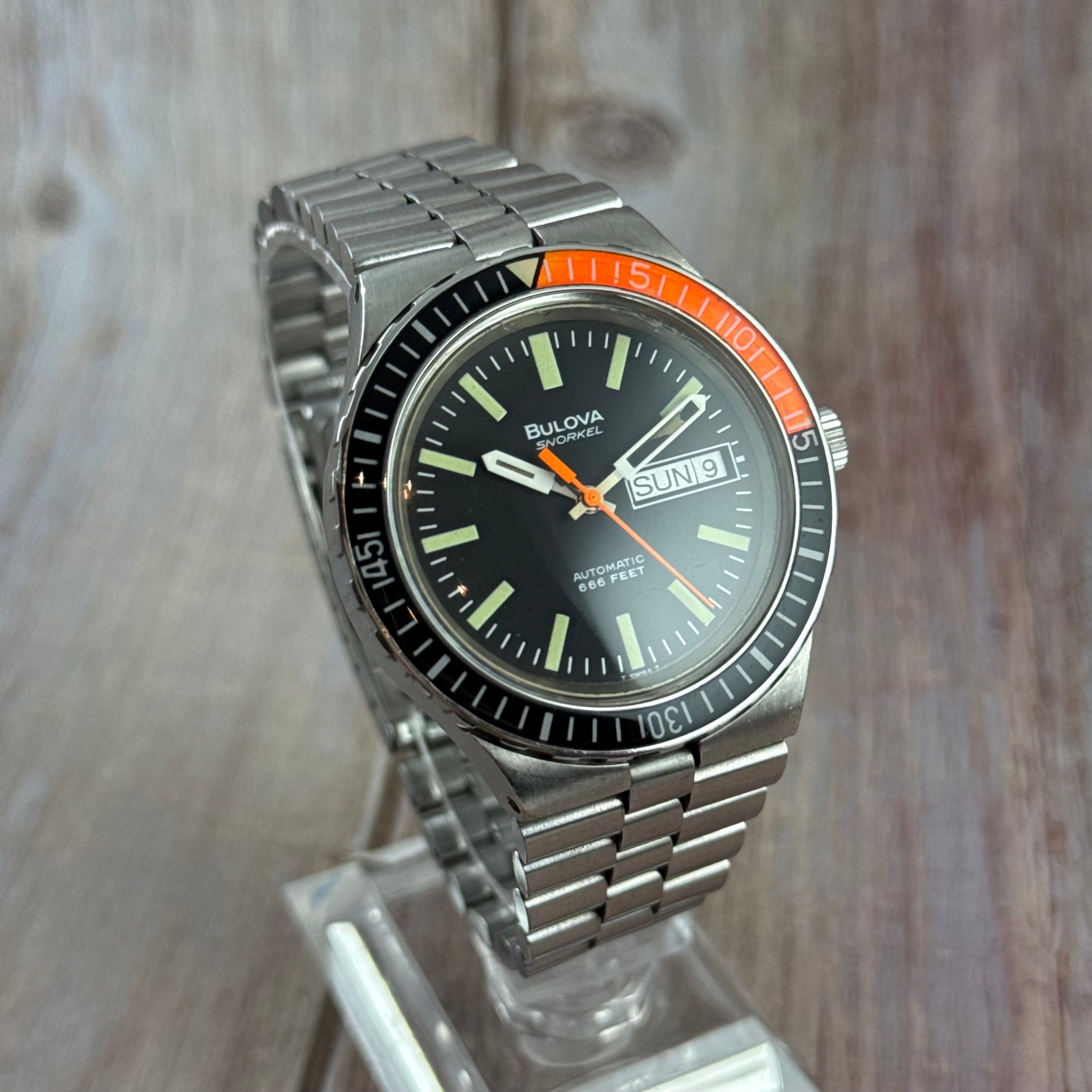 1970s ICONIC Bulova “Devil diver” men’s divers watch 39mm