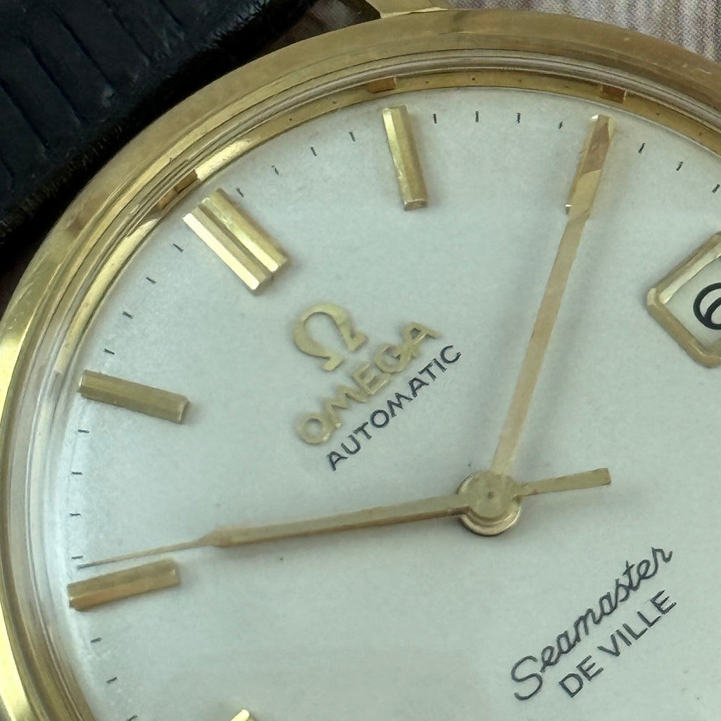 18ct solid Gold Omega Seamaster De Ville Automatic Men’s Watch C1963 35mm (166.025)