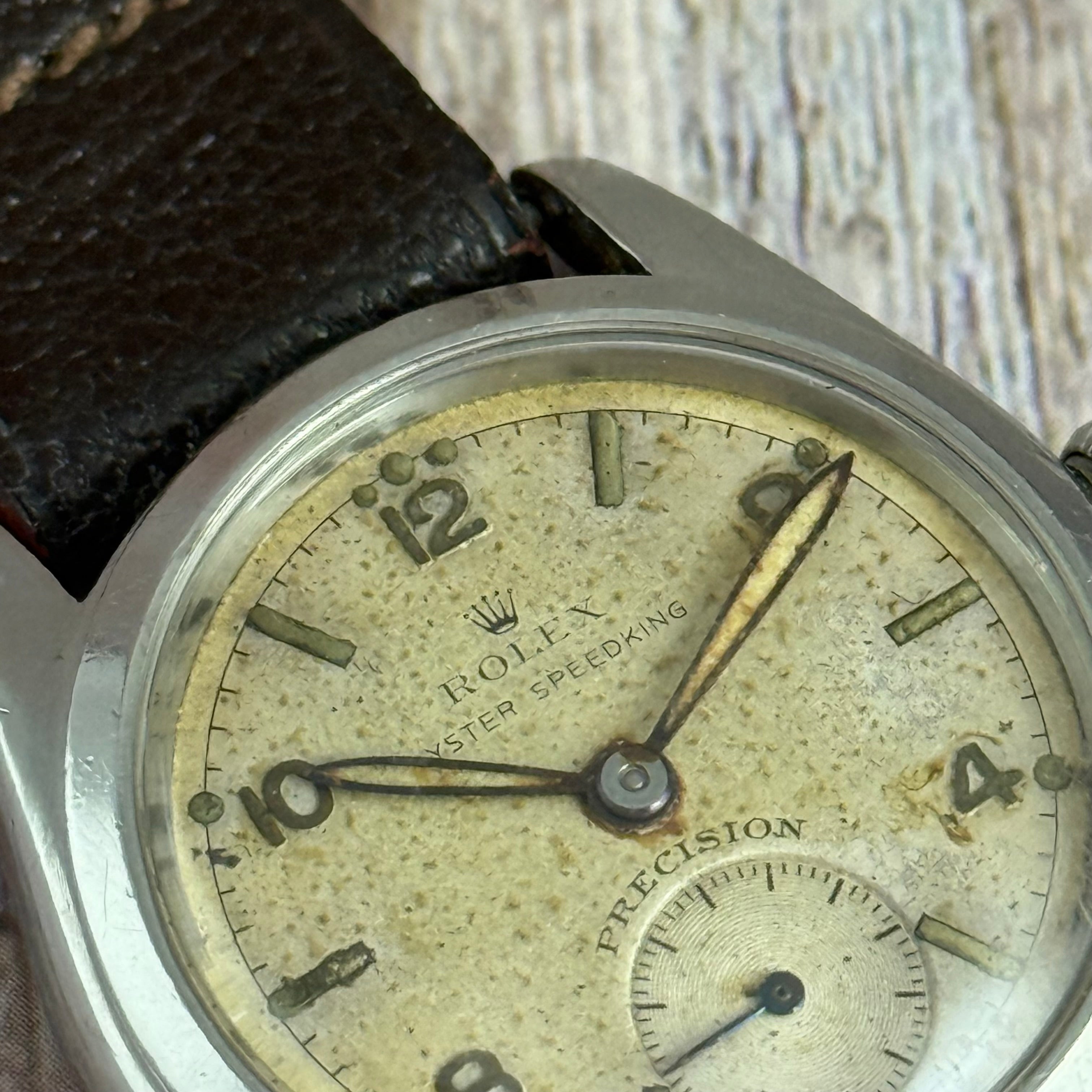 1948 Rolex Oyster SpeedKing Gents Ref 5056 Vintage Watch 30mm Serviced
