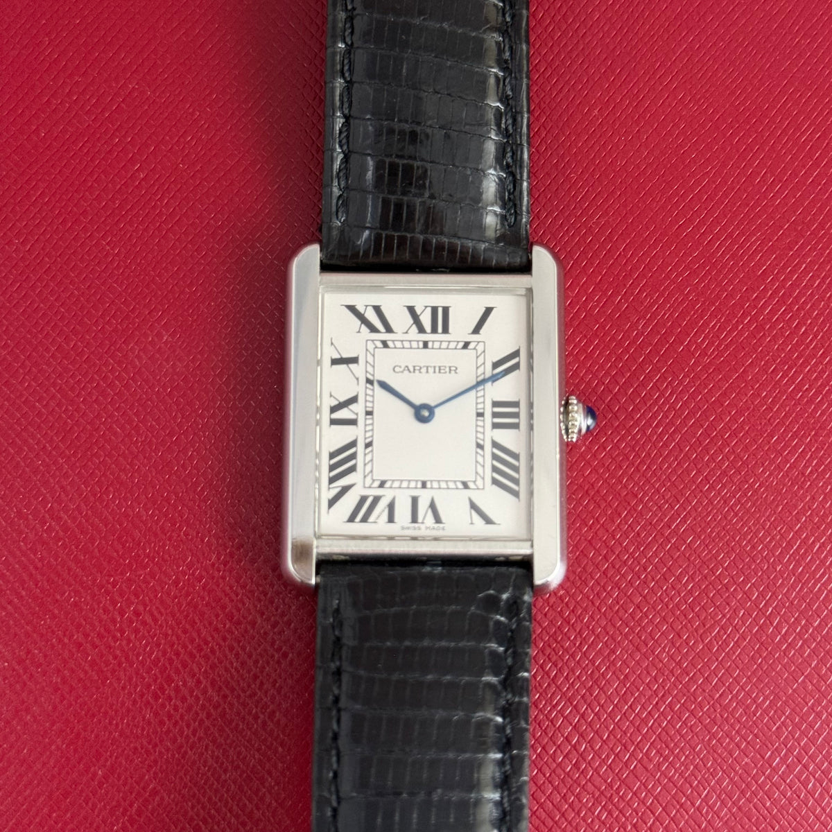 2010 Cartier Tank Solo unisex quartz wrist watch (2715) 27mm