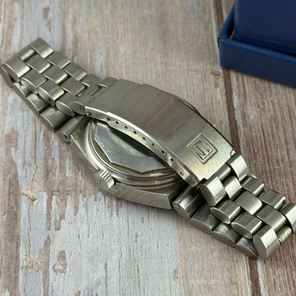 1970s Tissot PR516 GL “arnie” men’s Automatic Wrist Watch 36mm Working Boxed