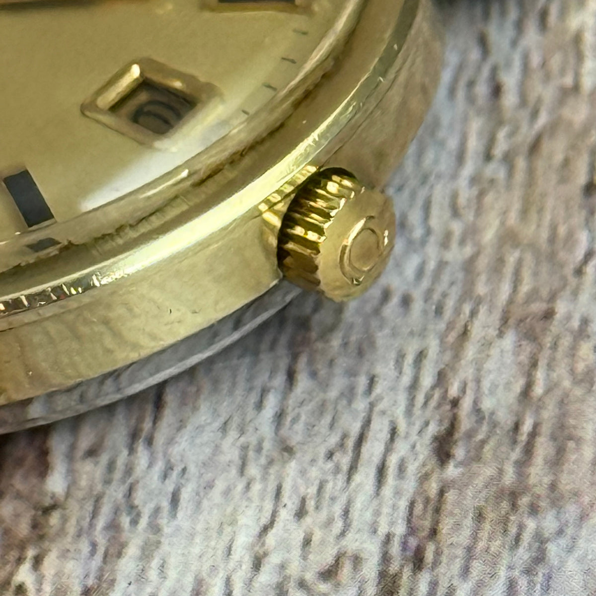 1970 Omega Constellation automatic chronometer gold plated men’s watch quickset