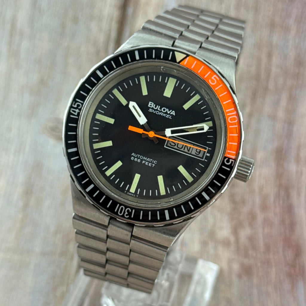 1970s ICONIC Bulova “Devil diver” men’s divers watch 39mm