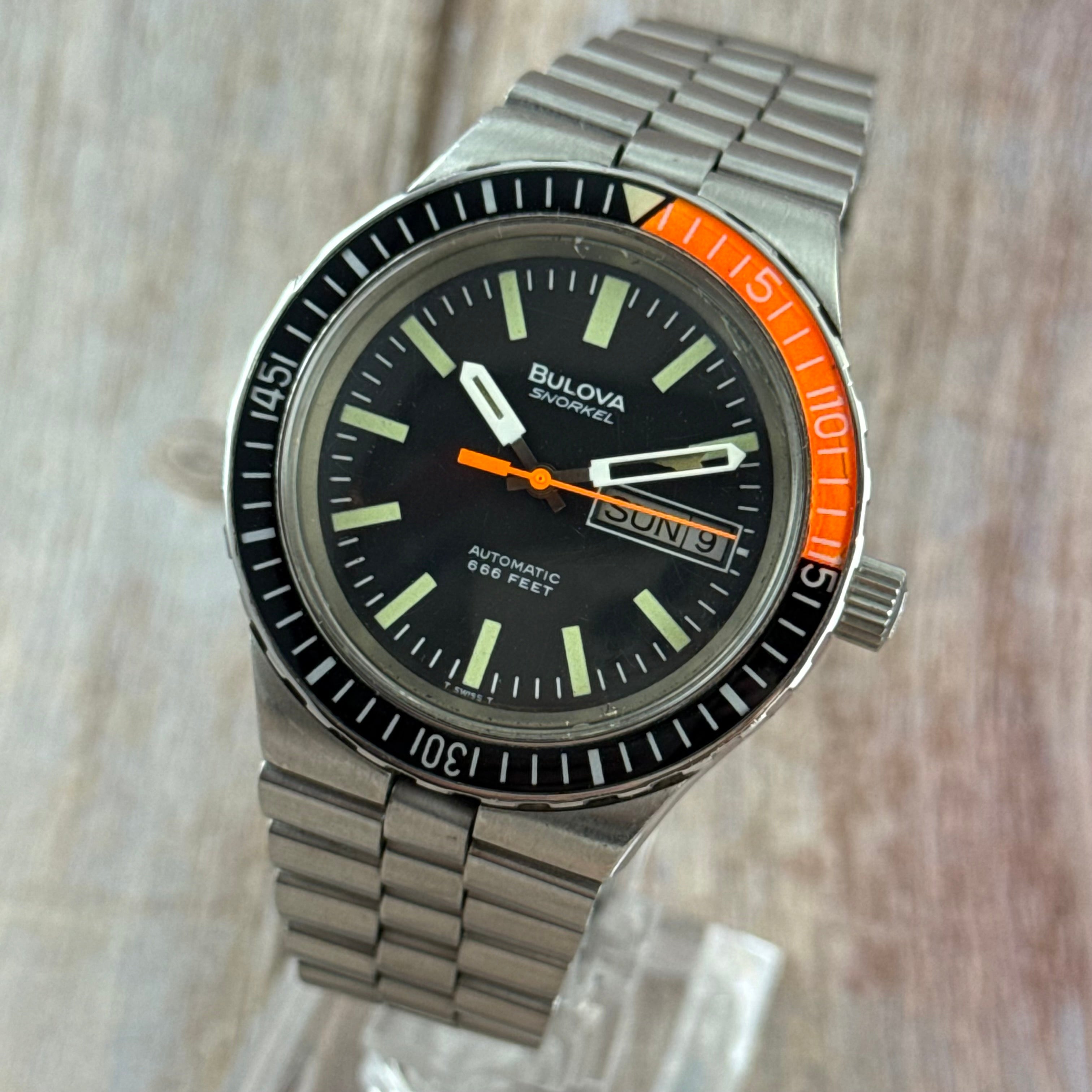 1970s ICONIC Bulova “Devil diver” men’s divers watch 39mm