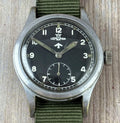 Lemania WW2 British Military Issue Dirty Dozen Men's Watch Broad Arrow W.W.W