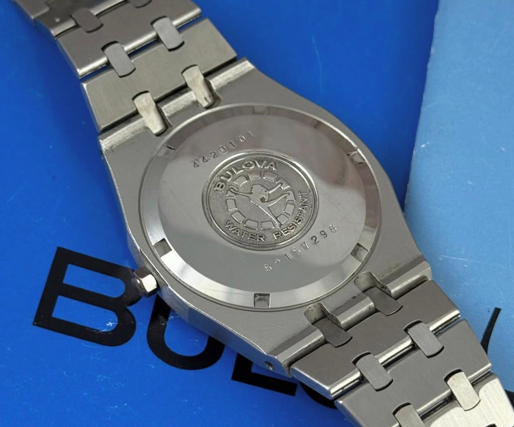 1979 Bulova Royal Oak Men's Steel Automatic Watch W Papers N9 36mm