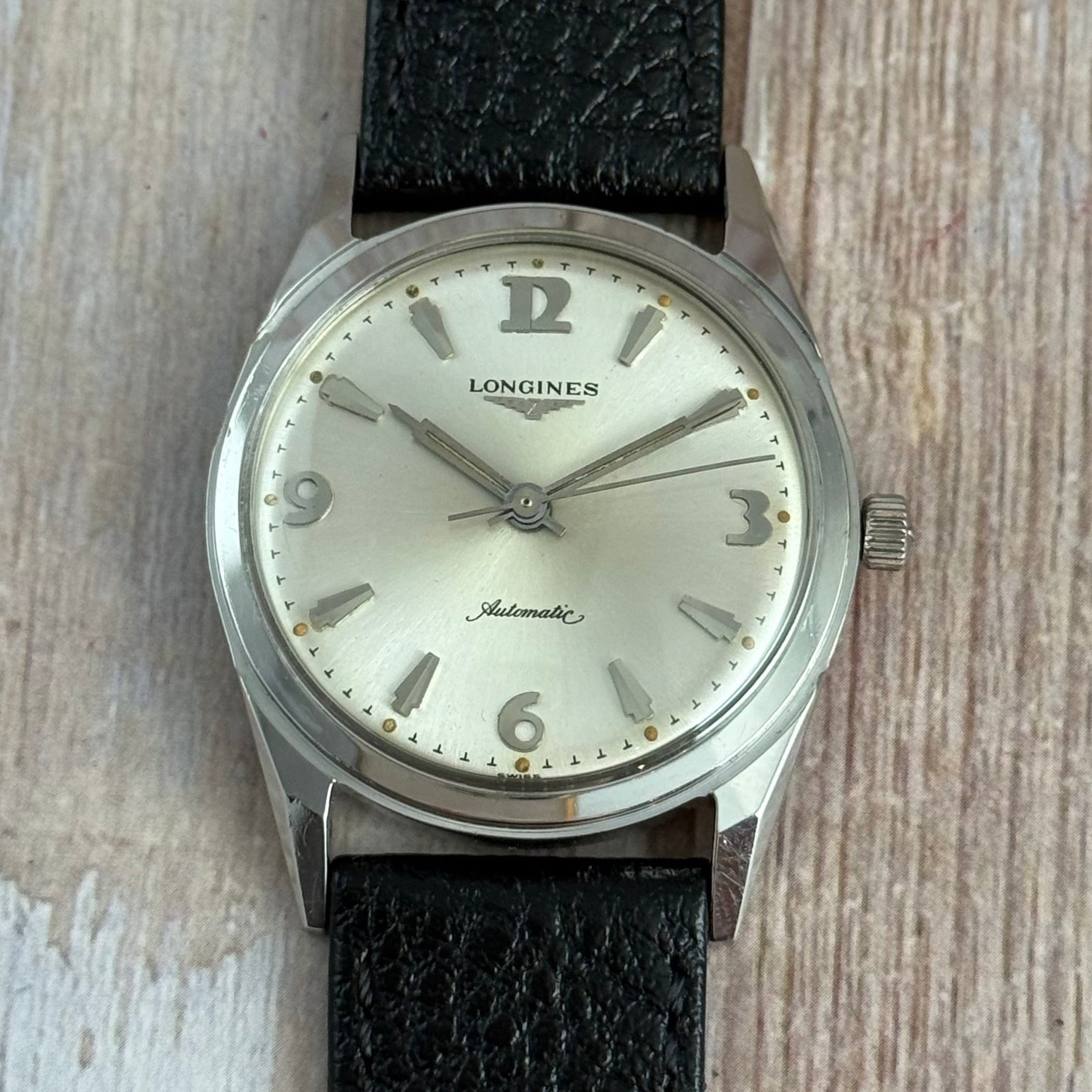 1961 Longines ‘grand prize’ gents automatic wrist watch steel (2534-340)