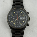 1980s Gallet Multichron 12 Automatic Chronograph PVD 'Valjoux Cal. 7750' "Top Gun"