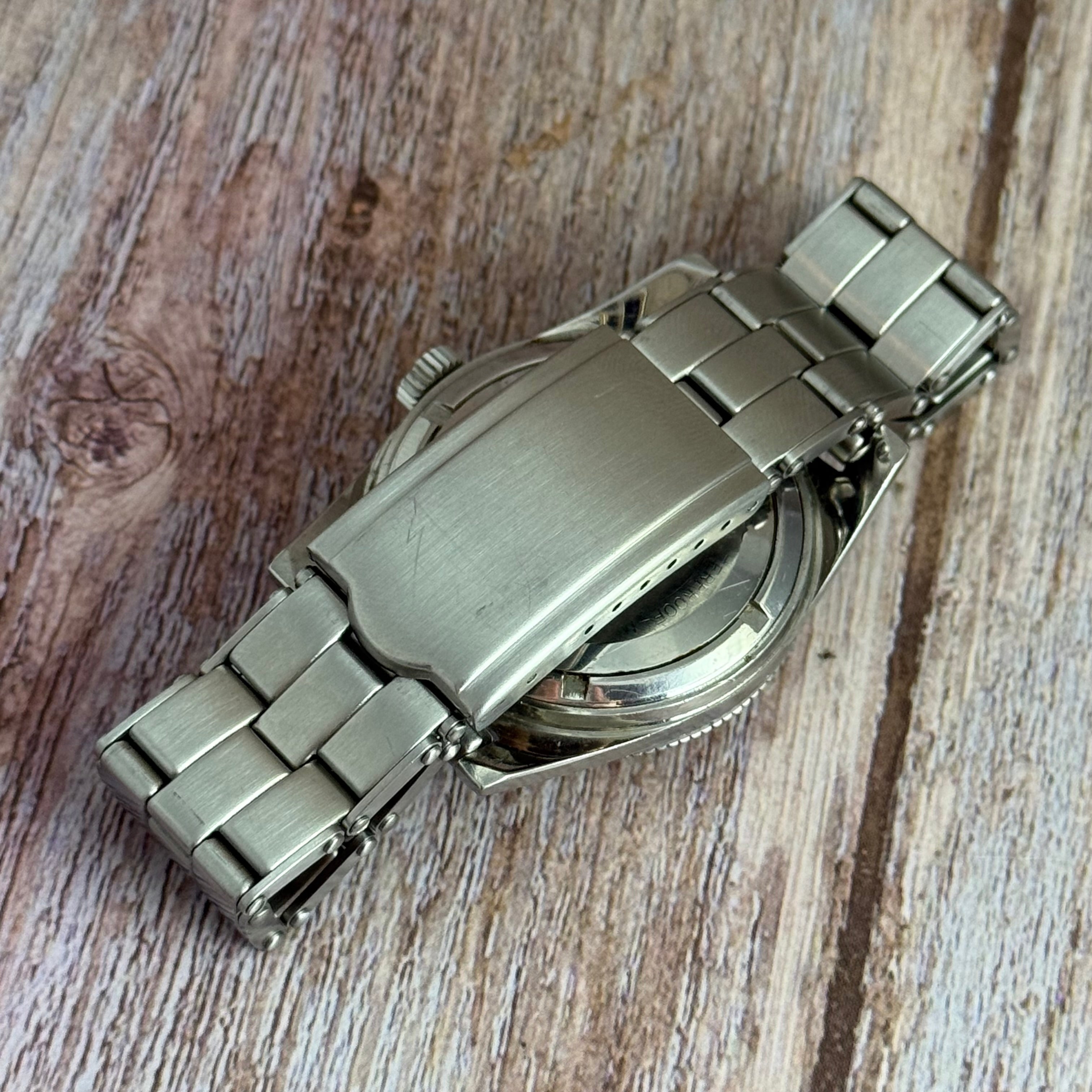 Vintage Aquastar 60 skin divers watch “tropical” patina men’s automatic watch