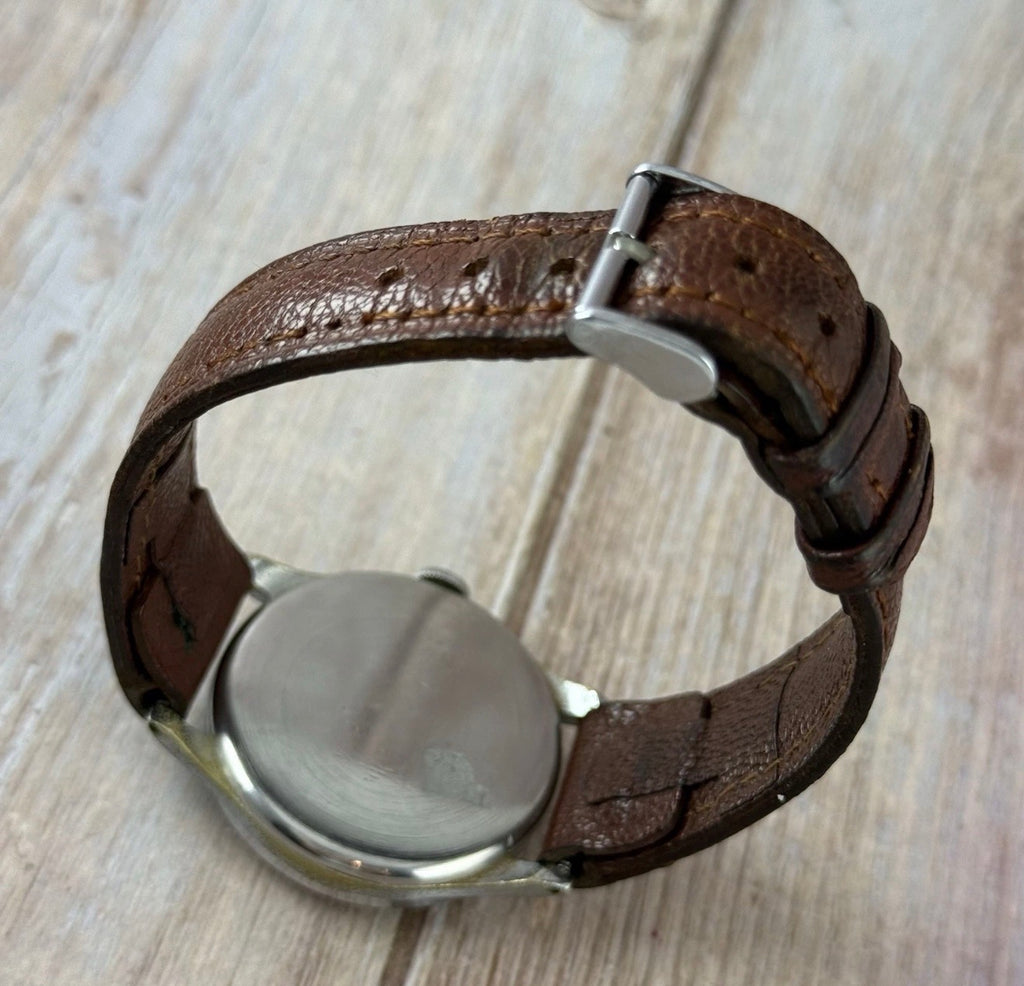 1940s Movado ‘jumbo’ Men’s Manual Wind Steel Wrist Watch 36mm SERVICED ref.32747