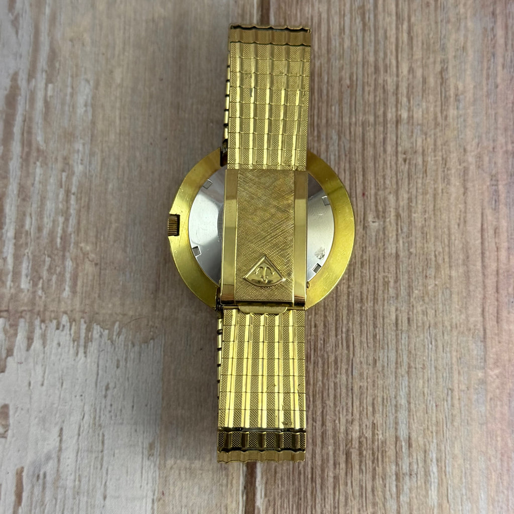 Space age ROTARY UFO men’s automatic divers watch 40mm gold plated