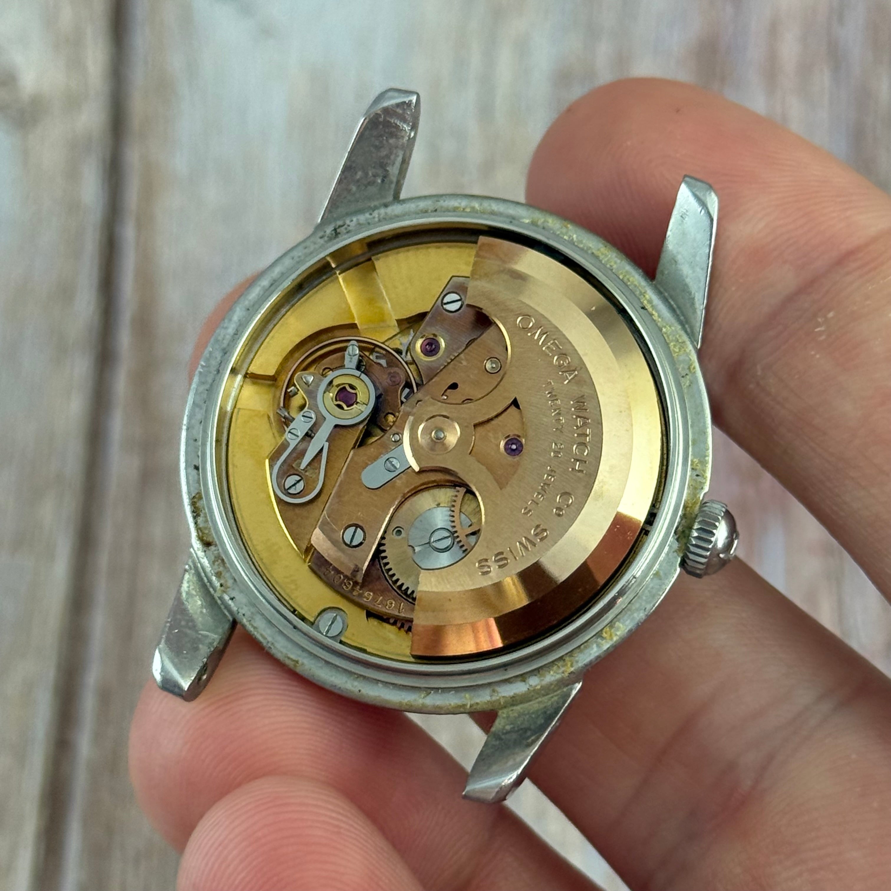 1958 Omega Seamaster Automatic Men’s 35mm Steel Watch (2848/8-1SC) Working