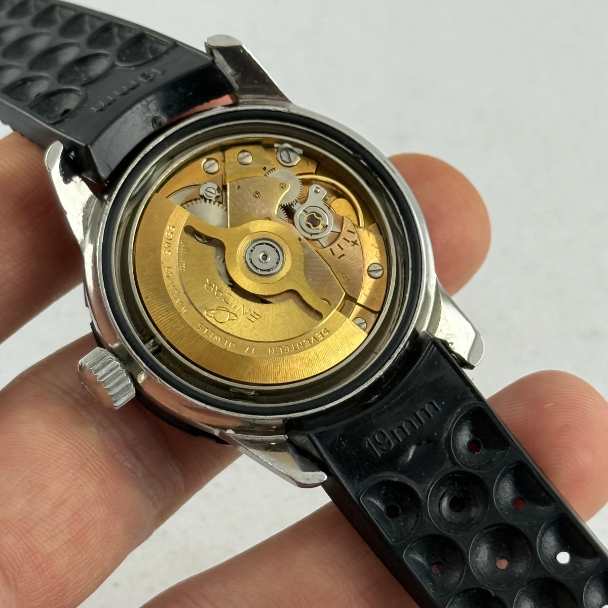1960s Enicar Sherpa diver 600T men’s automatic wrist watch