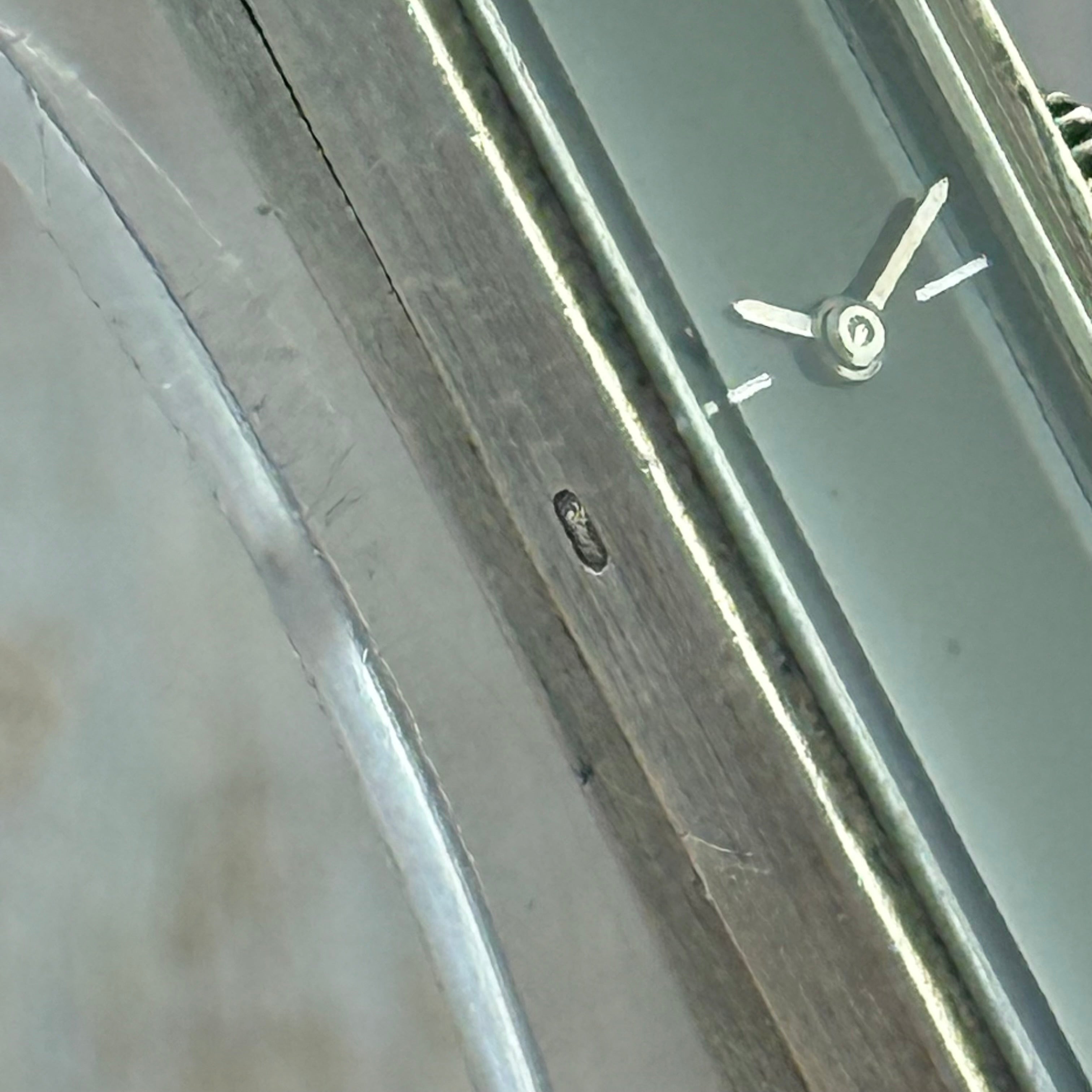 1970s .925 solid silver case Golana unisex watch manual wind ‘minimalist tank’ 12 x 40mm