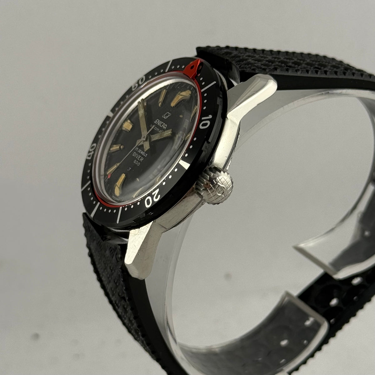 1960s Enicar Sherpa diver 600T men’s automatic wrist watch