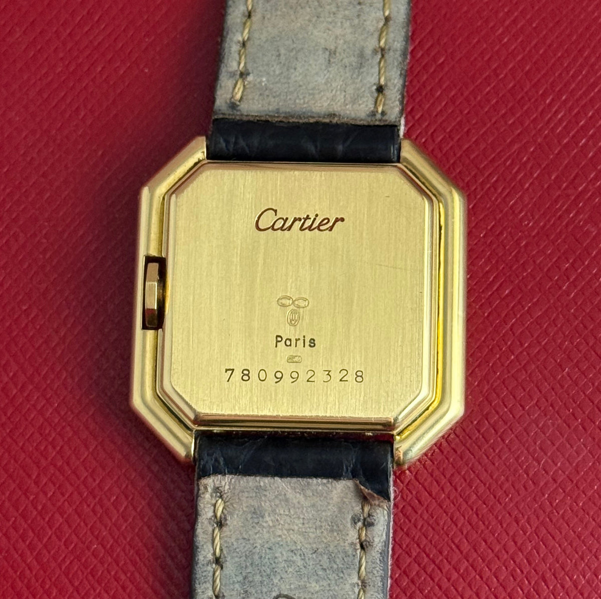 1990s Cartier Ceinture ladies 18ct yellow gold wrist watch (78099)