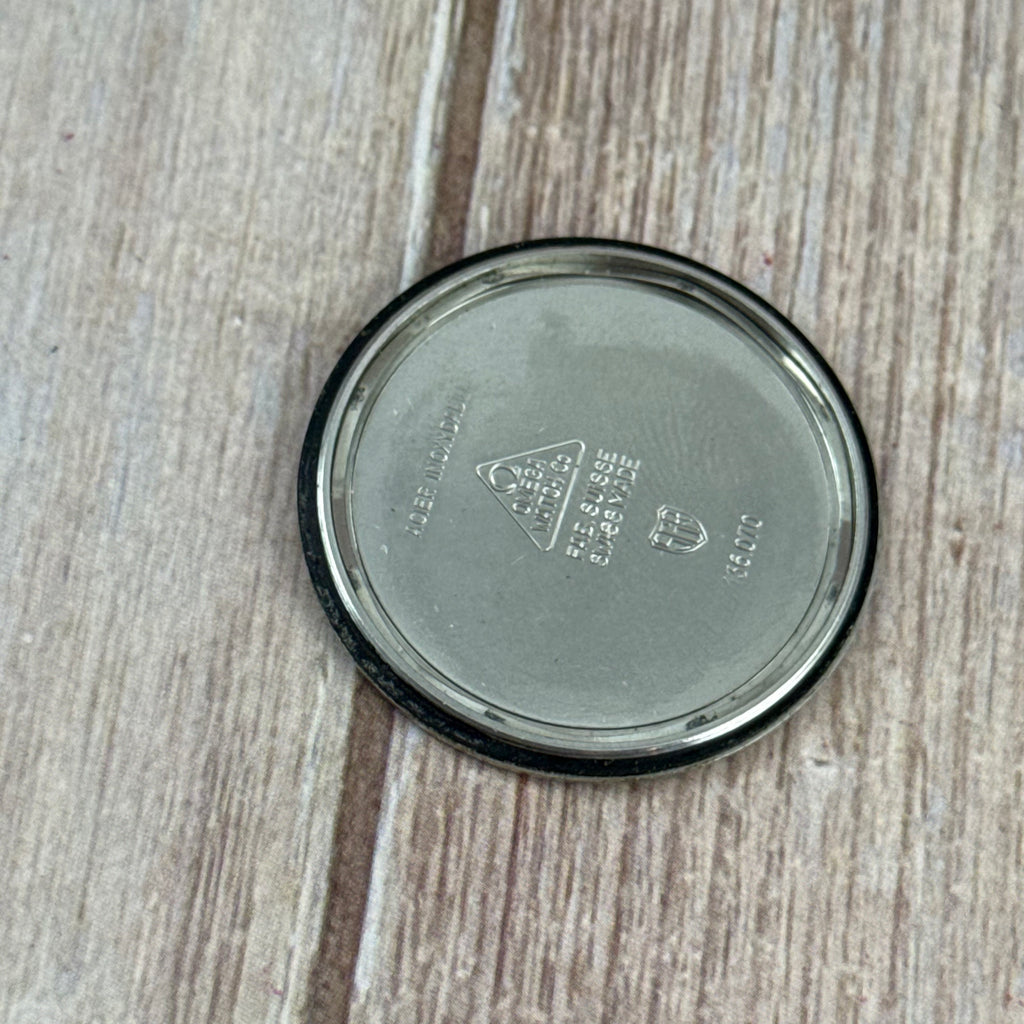 1970 Omega Geneve men’s double signed blue dial Miester watch (136.070)