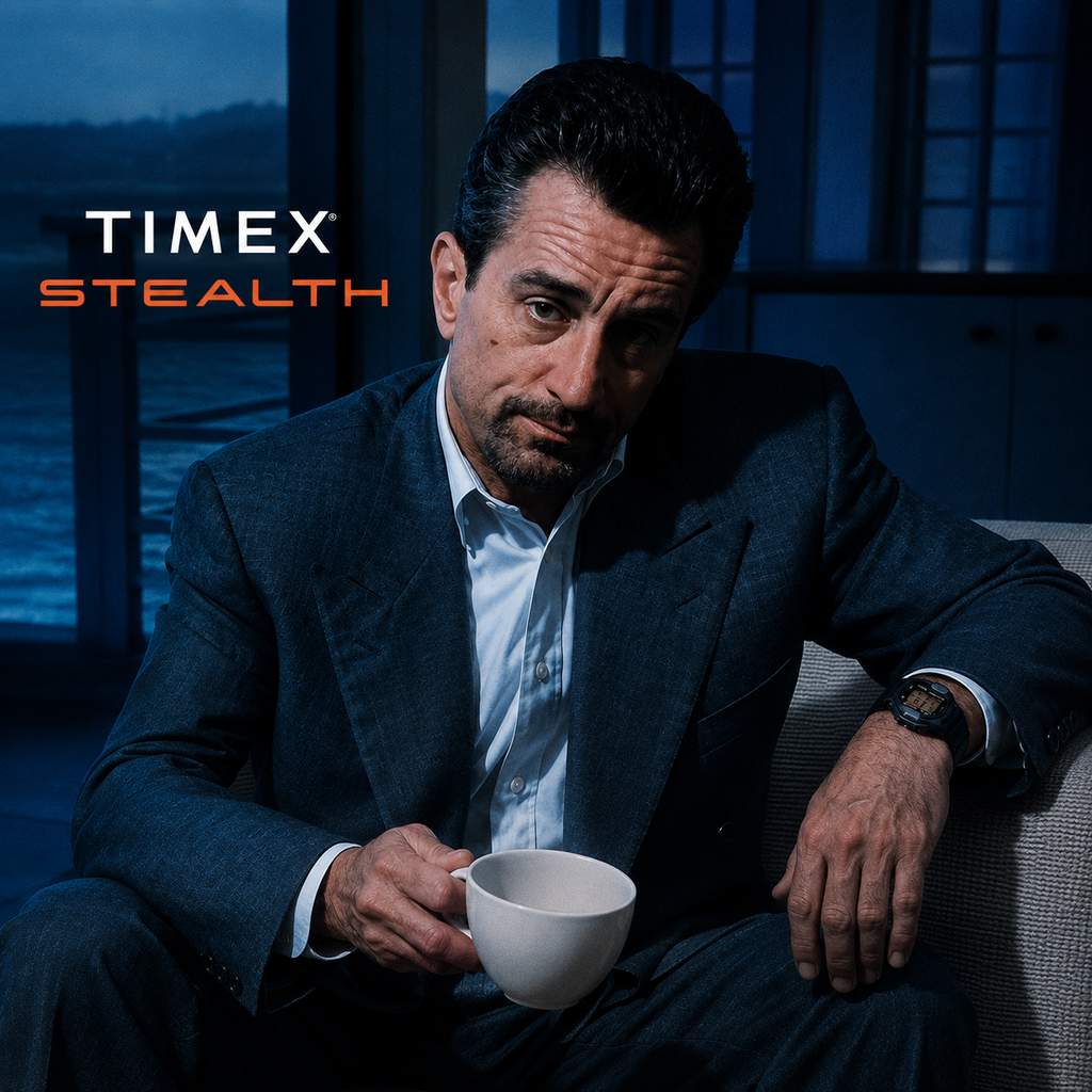 Vintage Timex Stealth “HEAT” worn by Robert De Niro in heat 1995