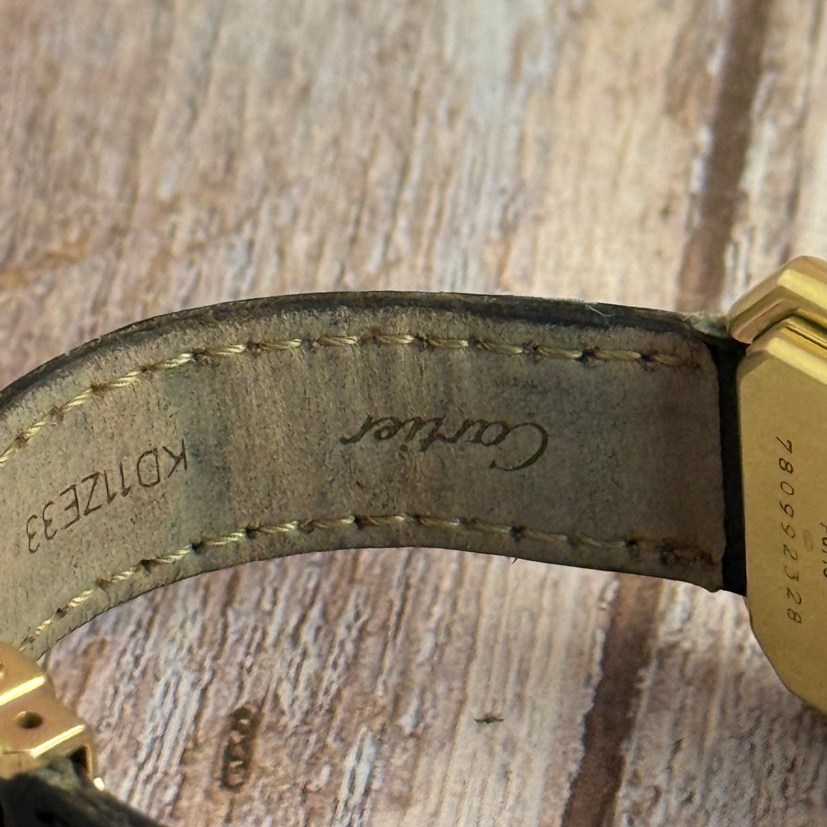 1990s Cartier Ceinture ladies 18ct yellow gold wrist watch (78099)